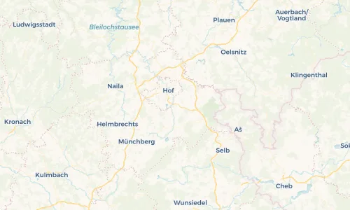 Regenradar Vorschaubild - Aktuelle Niederschläge in Döhlau und Umgebung