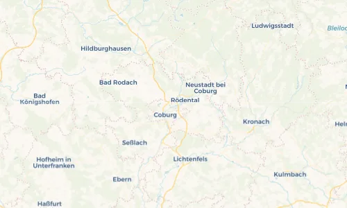 Regenradar Vorschaubild - Aktuelle Niederschläge in Dörfles-Esbach und Umgebung