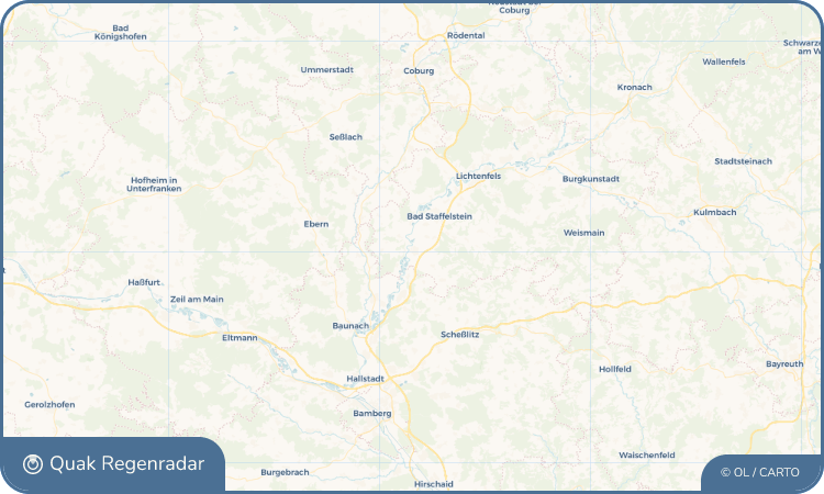 Quak Regenradar-Widget Ebensfeld