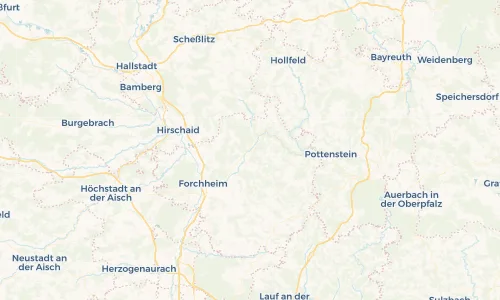 Regenradar Vorschaubild - Aktuelle Niederschläge in Ebermannstadt und Umgebung