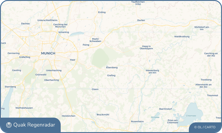 Regenradar-Widget für Ebersberg