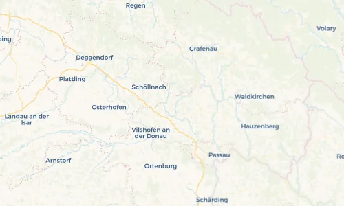 Regenradar Vorschaubild - Aktuelle Niederschläge in Eging am See und Umgebung