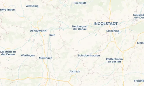 Regenradar Vorschaubild - Aktuelle Niederschläge in Ehekirchen und Umgebung