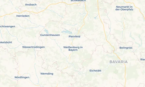 Regenradar Vorschaubild - Aktuelle Niederschläge in Ellingen und Umgebung