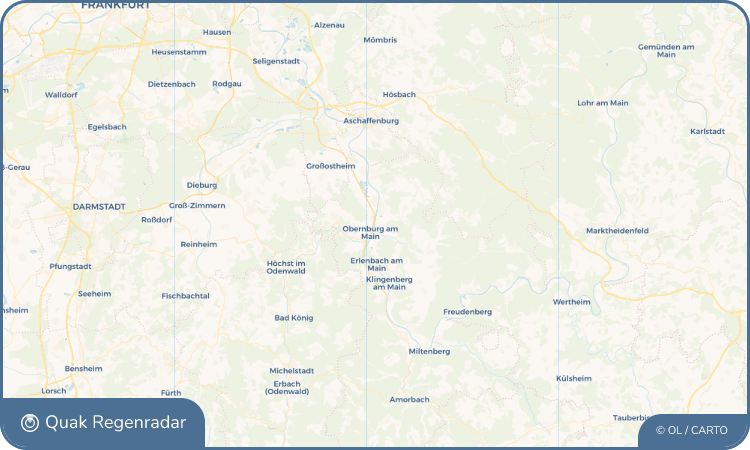 Regenradar-Widget für Elsenfeld