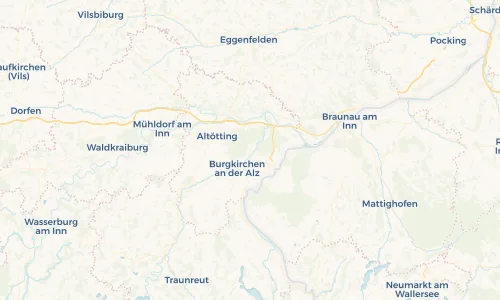 Regenradar Vorschaubild - Aktuelle Niederschläge in Emmerting und Umgebung