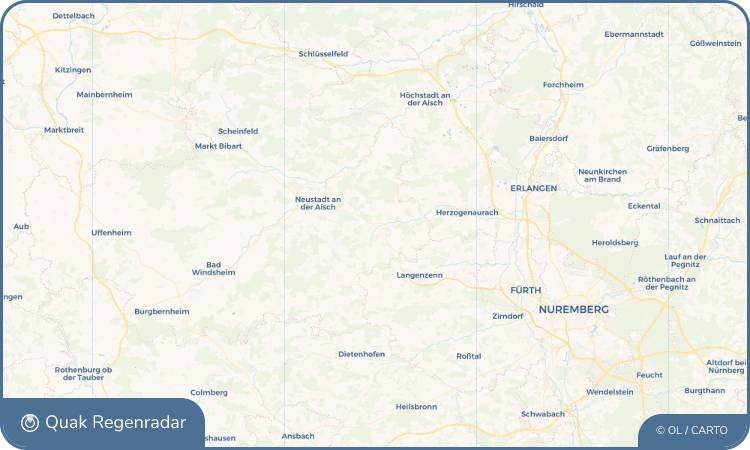 Quak Regenradar-Widget Emskirchen