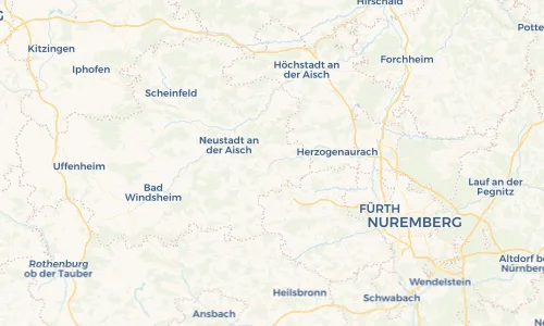 Regenradar Vorschaubild - Aktuelle Niederschläge in Emskirchen und Umgebung
