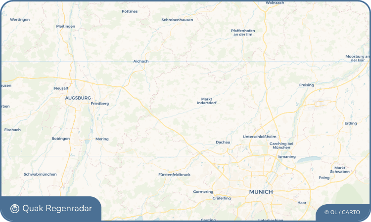 Quak Regenradar-Widget Erdweg