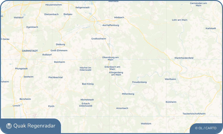 Quak Regenradar-Widget Erlenbach am Main