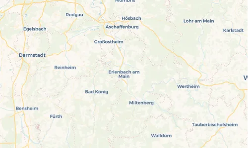 Regenradar Vorschaubild - Aktuelle Niederschläge in Erlenbach am Main und Umgebung