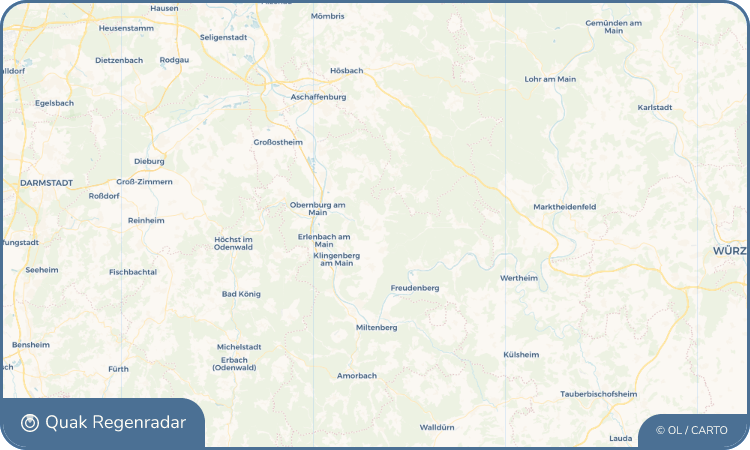 Quak Regenradar-Widget Eschau