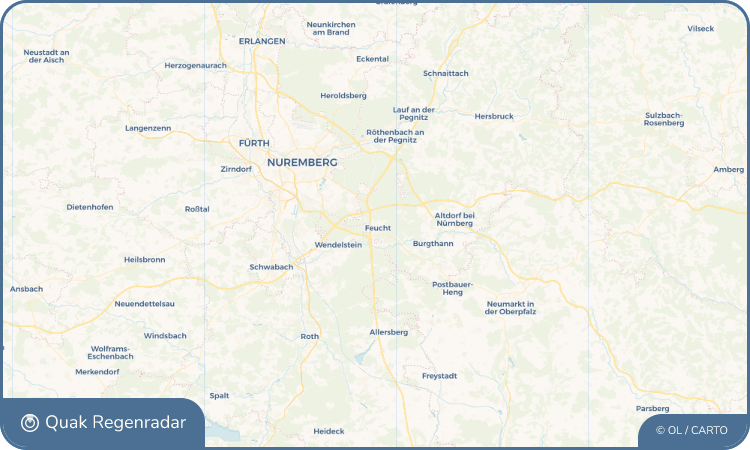 Regenradar-Widget für Feucht