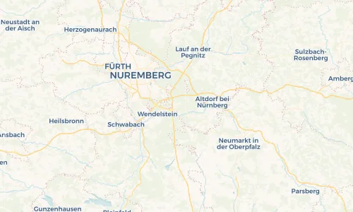 Regenradar Vorschaubild - Aktuelle Niederschläge in Feucht und Umgebung