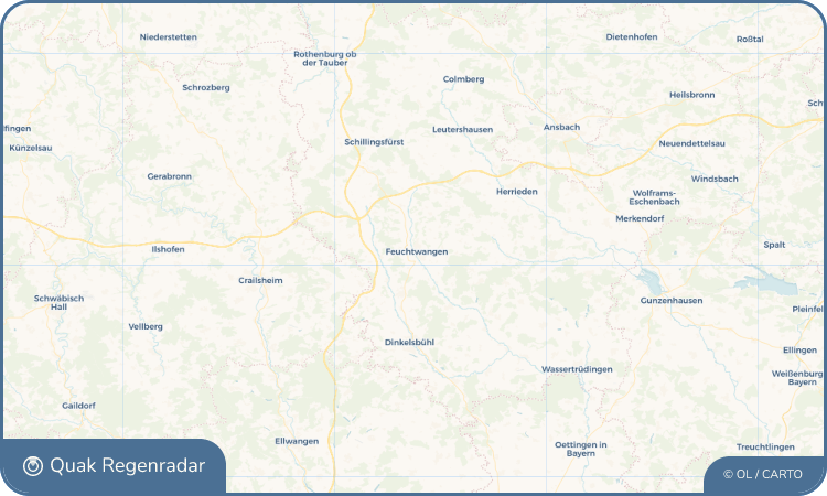 Quak Regenradar-Widget Feuchtwangen