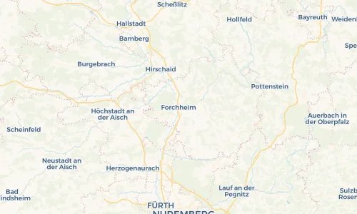 Regenradar Vorschaubild - Aktuelle Niederschläge in Forchheim und Umgebung