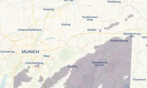 Regenradar Vorschaubild - Aktuelle Niederschläge in Forstern und Umgebung