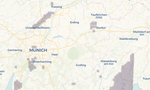 Regenradar Vorschaubild - Aktuelle Niederschläge in Forstinning und Umgebung