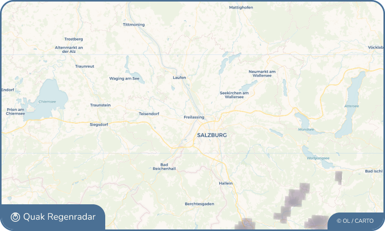 Quak Regenradar-Widget Freilassing