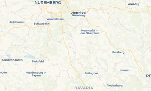 Regenradar Vorschaubild - Aktuelle Niederschläge in Freystadt und Umgebung
