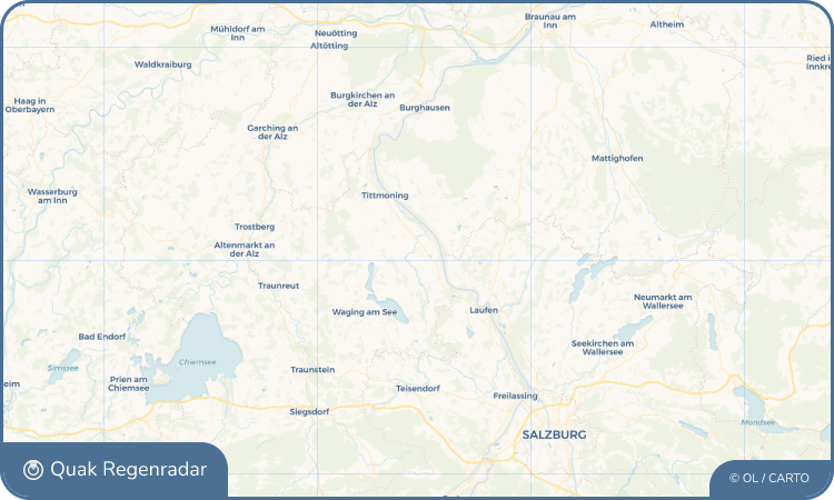 Quak Regenradar-Widget Fridolfing