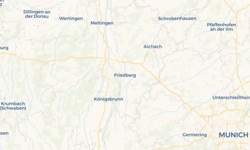 Regenradar Vorschaubild - Aktuelle Niederschläge in Friedberg und Umgebung