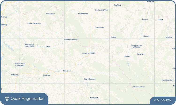 Quak Regenradar-Widget Furth im Wald