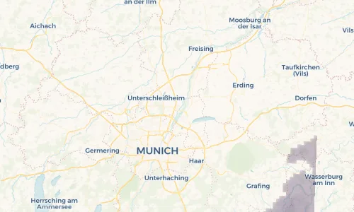 Regenradar Vorschaubild - Aktuelle Niederschläge in Garching bei München und Umgebung