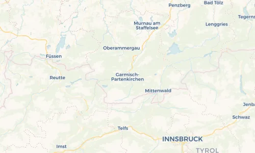 Regenradar Vorschaubild - Aktuelle Niederschläge in Garmisch-Partenkirchen und Umgebung
