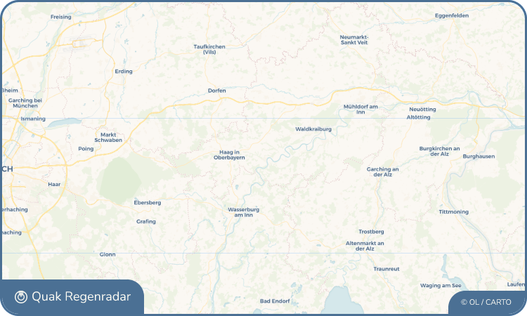 Quak Regenradar-Widget Gars am Inn