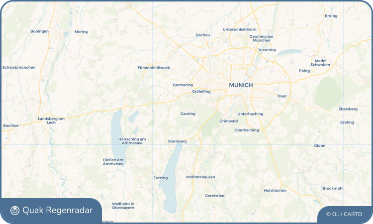 Quak Regenradar-Widget Gauting