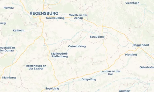 Regenradar Vorschaubild - Aktuelle Niederschläge in Geiselhöring und Umgebung