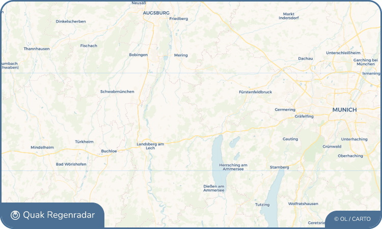 Regenradar-Widget für Geltendorf