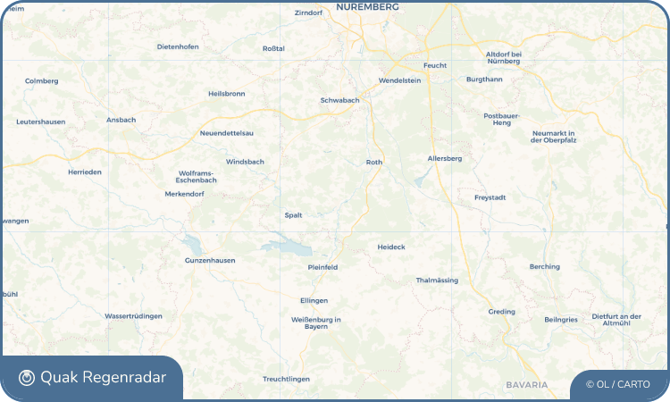 Quak Regenradar-Widget Georgensgmünd