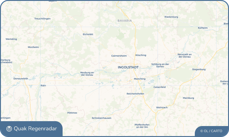 Quak Regenradar-Widget Gerolfing