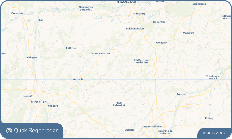 Quak Regenradar-Widget Gerolsbach