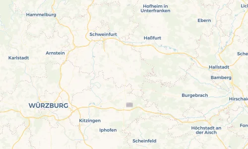 Regenradar Vorschaubild - Aktuelle Niederschläge in Gerolzhofen und Umgebung