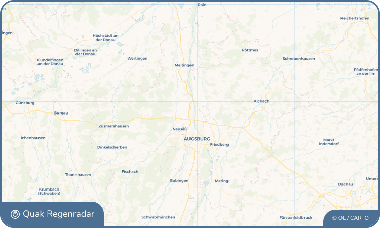 Quak Regenradar-Widget Gersthofen