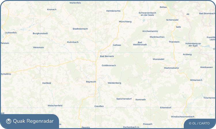 Quak Regenradar-Widget Goldkronach