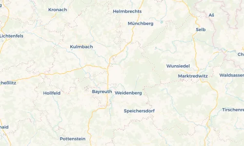 Regenradar Vorschaubild - Aktuelle Niederschläge in Goldkronach und Umgebung