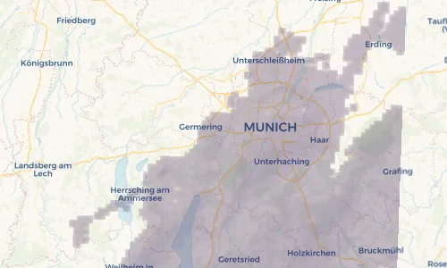 Regenradar Vorschaubild - Aktuelle Niederschläge in Gräfelfing und Umgebung