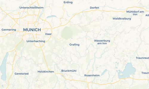 Regenradar Vorschaubild - Aktuelle Niederschläge in Grafing bei München und Umgebung