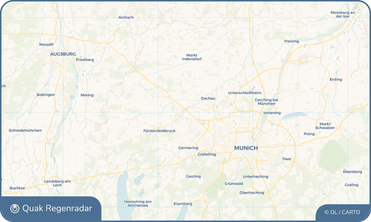 Quak Regenradar-Widget Graßlfing