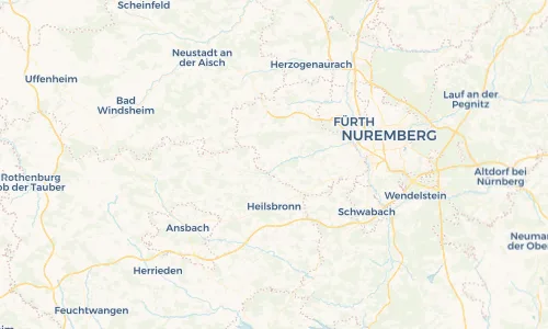 Regenradar Vorschaubild - Aktuelle Niederschläge in Großhabersdorf und Umgebung