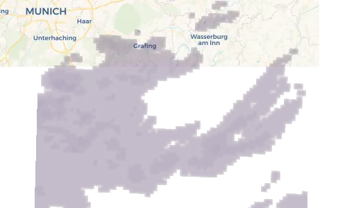 Regenradar Vorschaubild - Aktuelle Niederschläge in Großkarolinenfeld und Umgebung