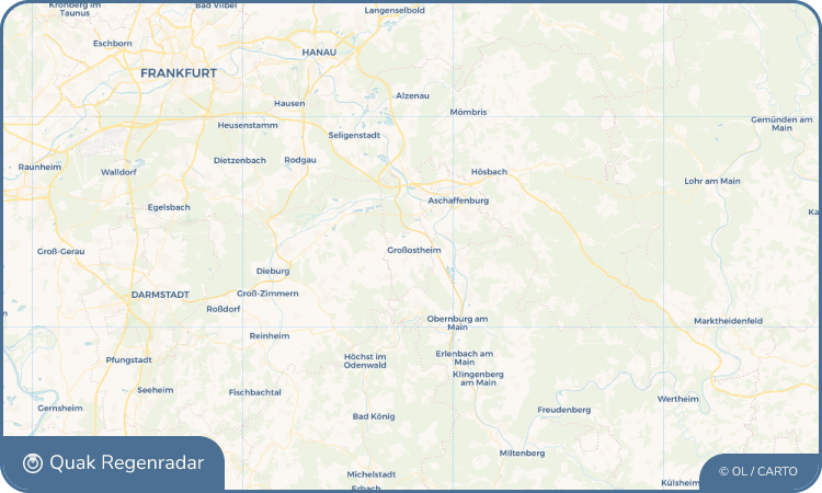 Regenradar-Widget für Großostheim