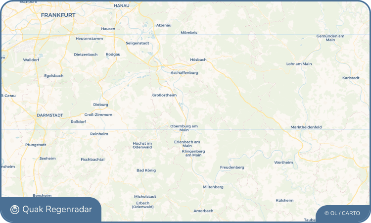 Quak Regenradar-Widget Großwallstadt