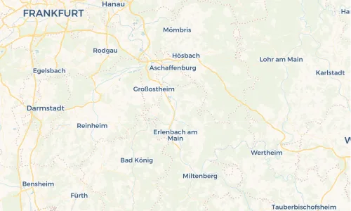 Regenradar Vorschaubild - Aktuelle Niederschläge in Großwallstadt und Umgebung