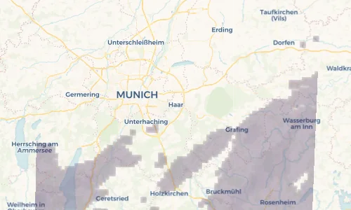 Regenradar Vorschaubild - Aktuelle Niederschläge in Haar und Umgebung