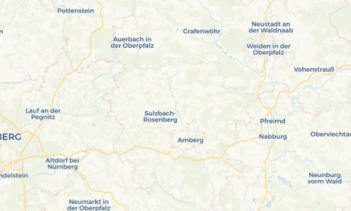 Regenradar Vorschaubild - Aktuelle Niederschläge in Hahnbach und Umgebung
